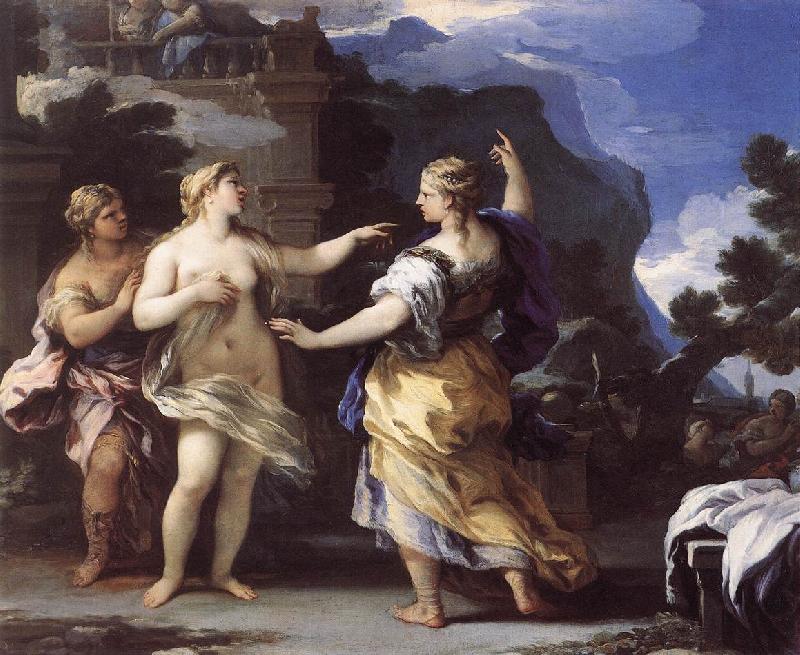GIORDANO, Luca Venus Punishing Psyche with a Task  dfh China oil painting art